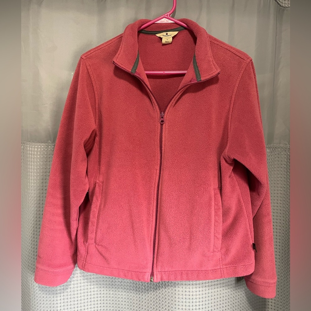 Woolrich Fleece zip-up Jacket Women’s Medium